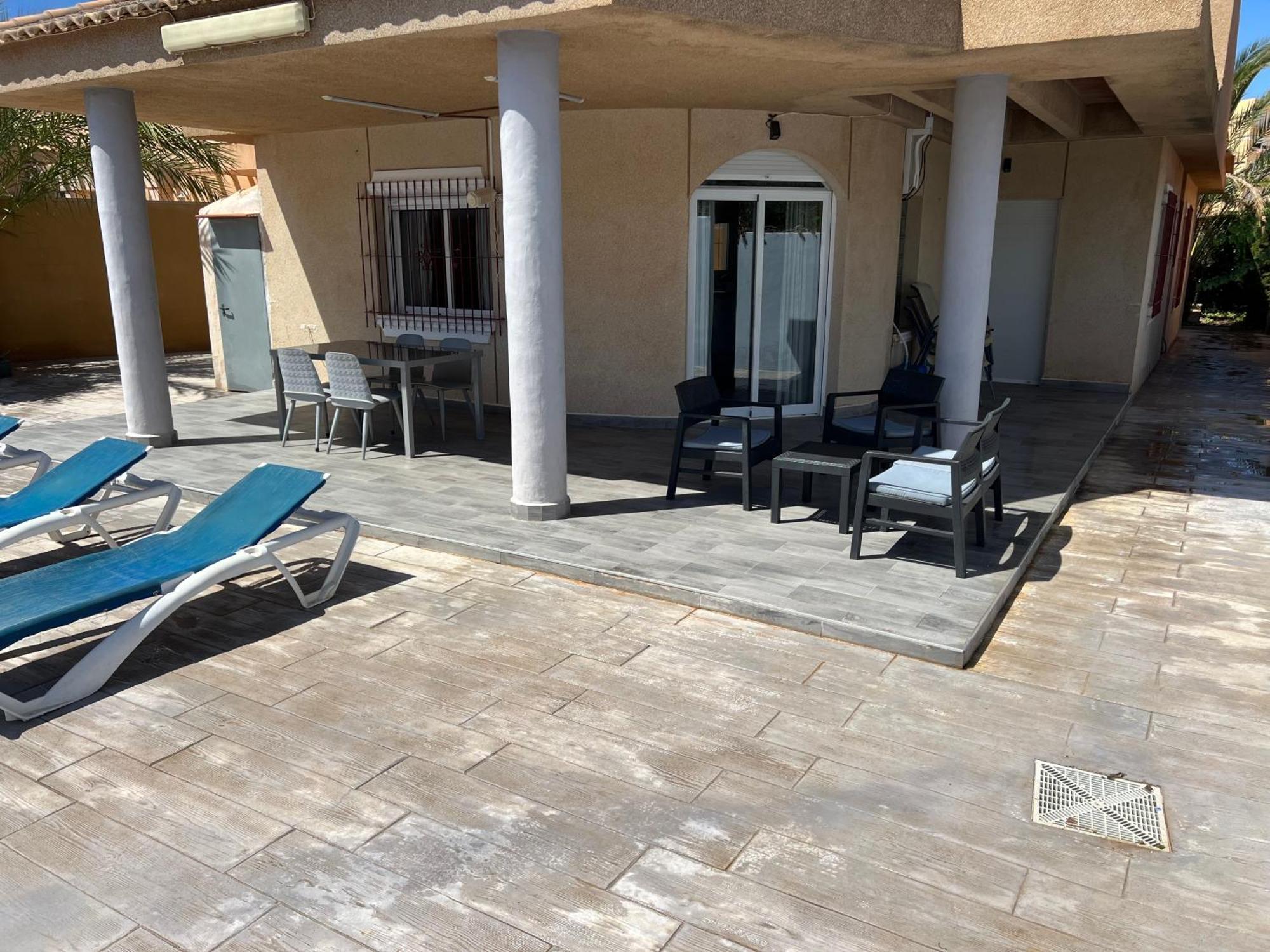 Chalet Con Piscina A 100M De La Playa La Manga Exterior foto