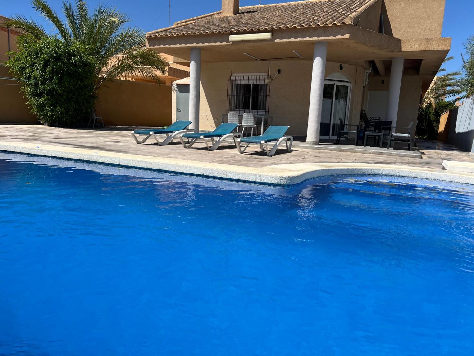 Chalet Con Piscina A 100M De La Playa La Manga Exterior foto